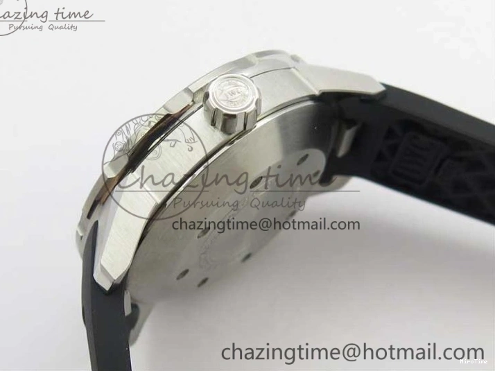 MIROTIME 0813 GoAnywhere Aquatimer SS IW356802 ZZF 1:1 Best Edition Black Dial on Black Rubber Strap MIYOTA 7128